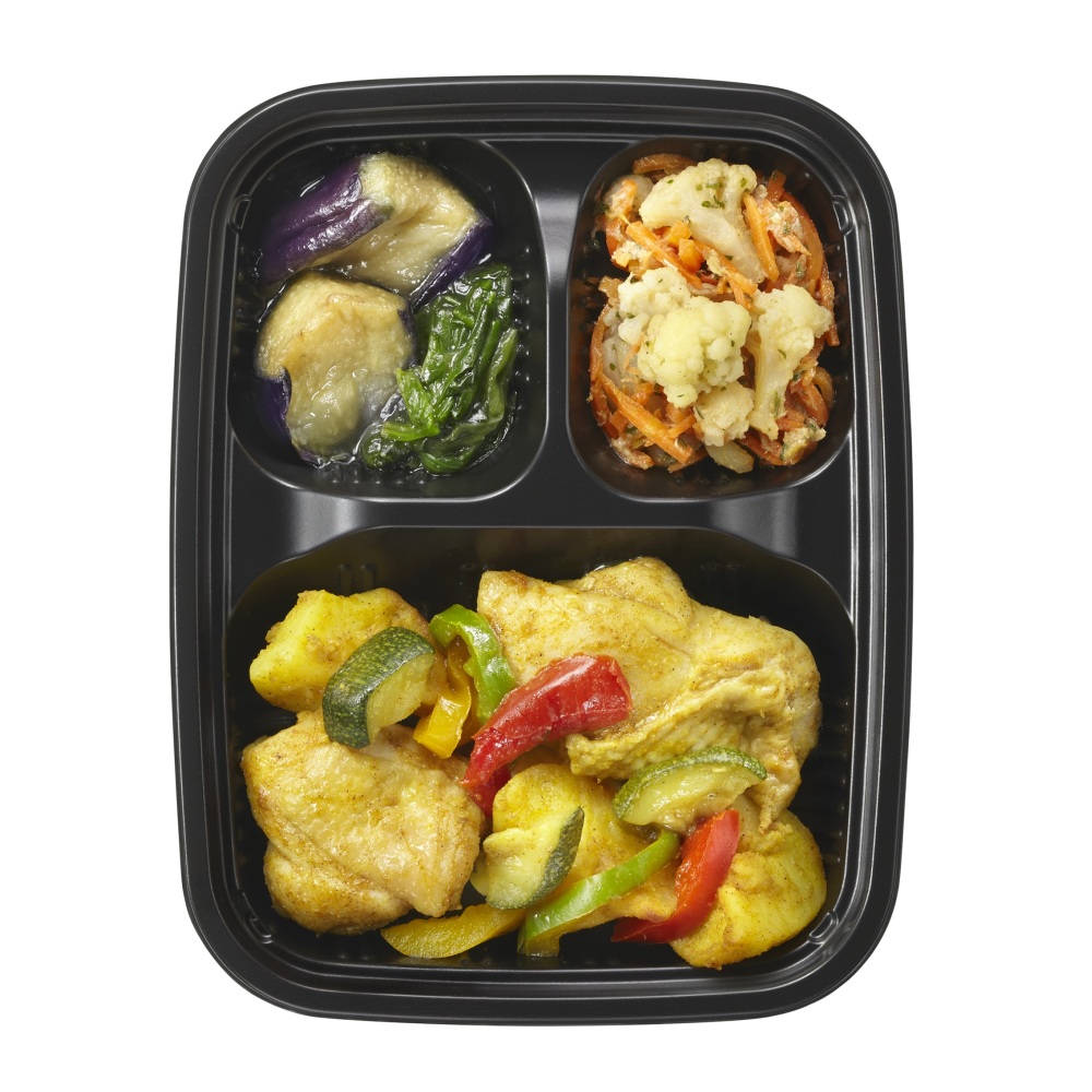 （三菜）鶏肉とじゃが芋のカレーグリル（24P入り）